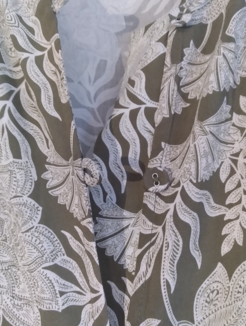 Detailed Button Front Blouse - Picture 2 of 12
